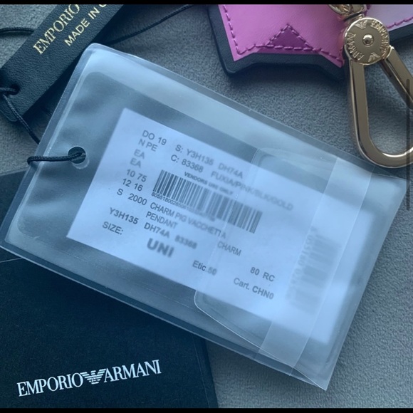 Emporio Armani pig key charm - Picture 5 of 7